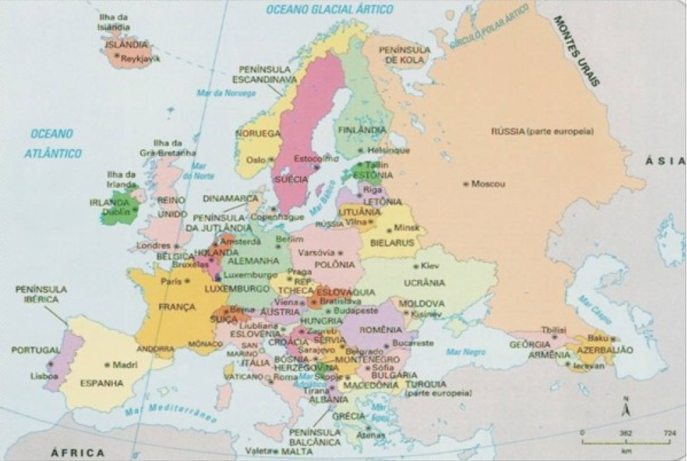 Mapa Da Europa Dados Territoriais E Informa es Geogr ficas Paises Mapa Da Europa Dados Territoriais E Informa es Geogr ficas Paises