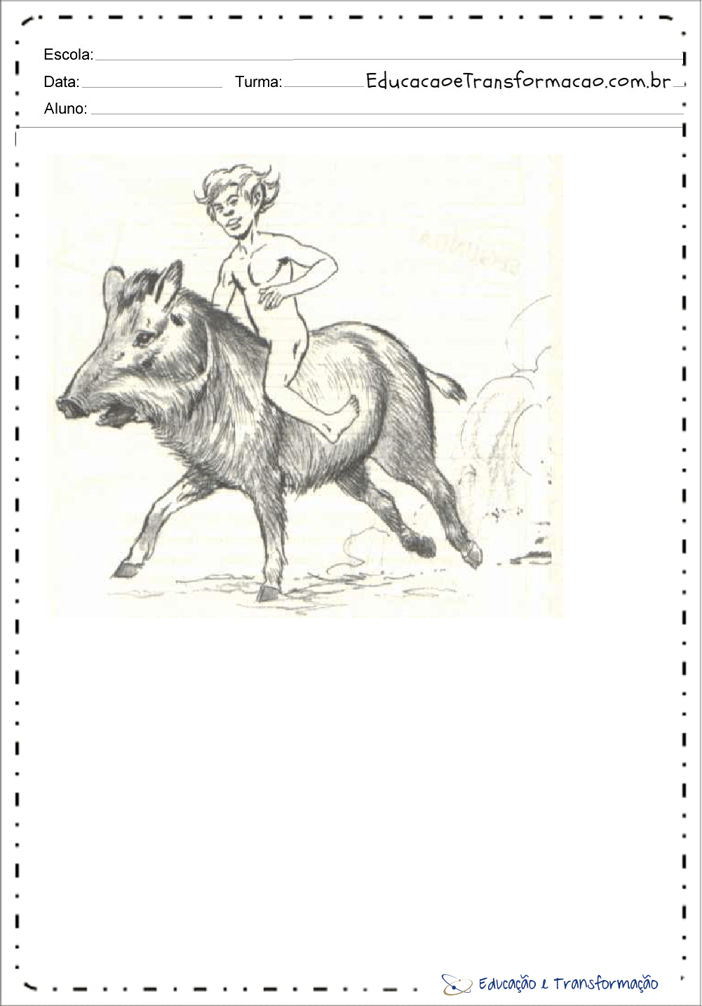Desenhos Variados Do Curupira Para Colorir E Imprimir Educacao E
