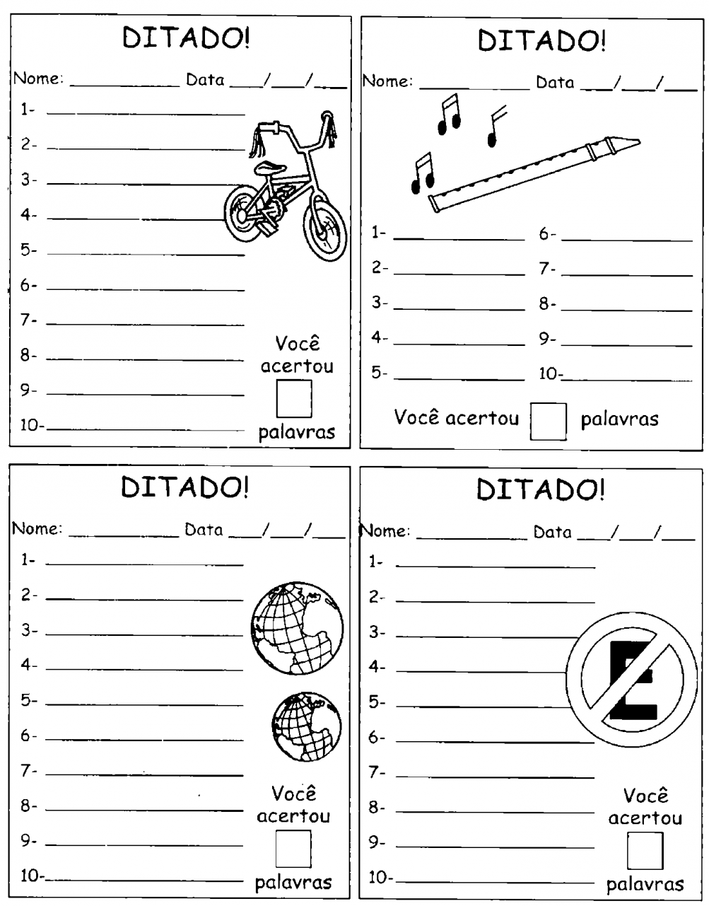 Palavras Para Ditado 9 Ano - NAZAEDU