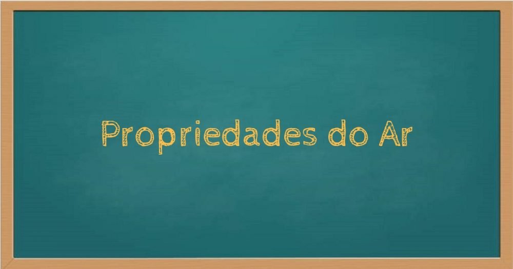 Propriedades do ar