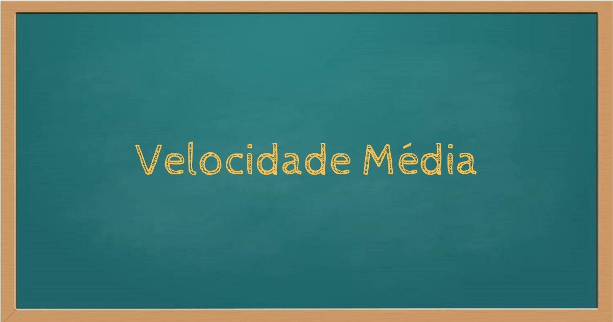 Velocidade média