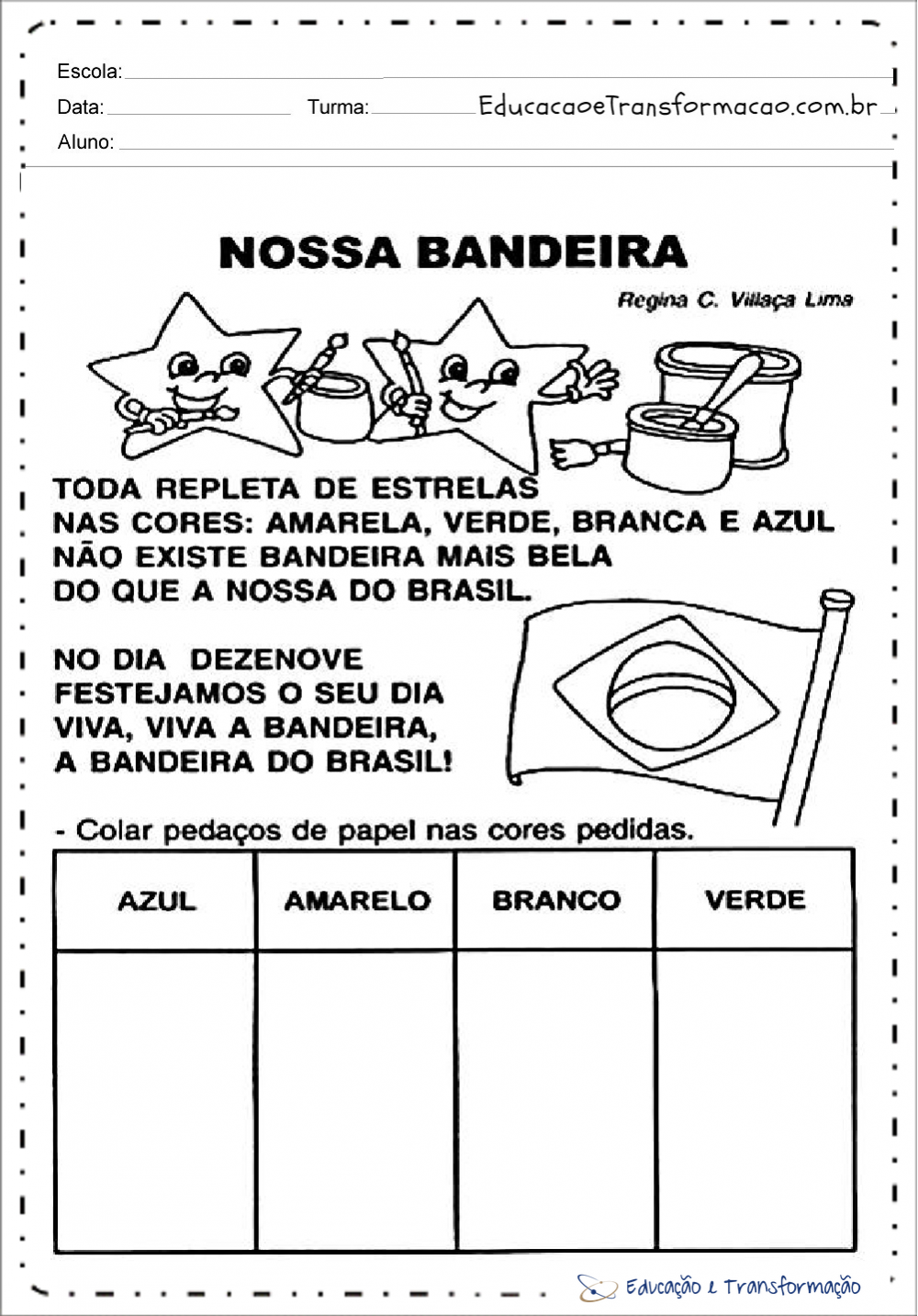 Atividades semana da pátria educação infantil