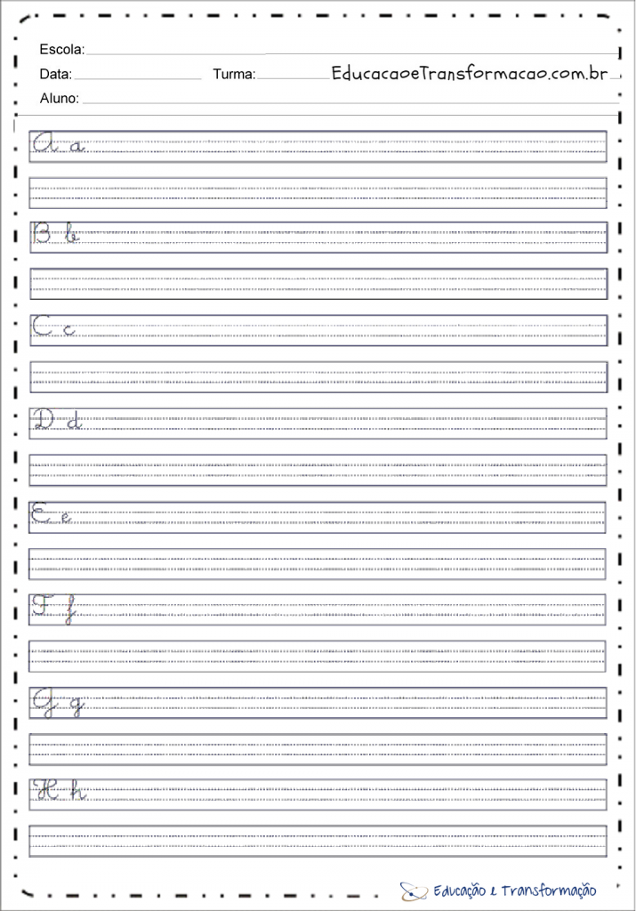 Atividades De Caligrafia Para Imprimir Atividades Educativas