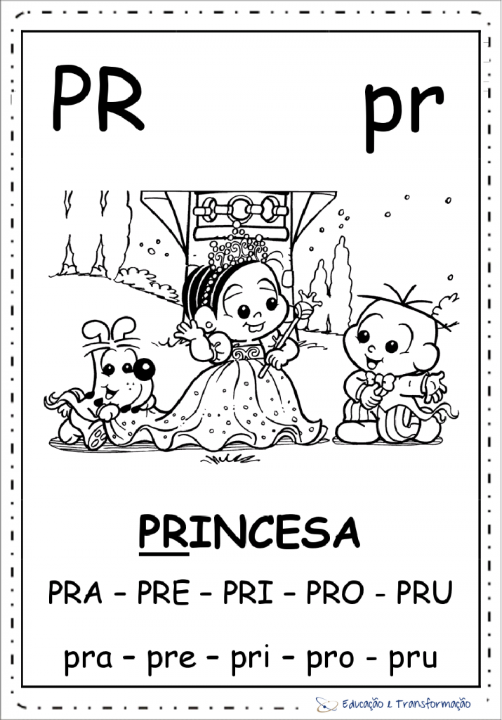 Fichas de Leitura ilustrada da Turma da Mônica para imprimir
