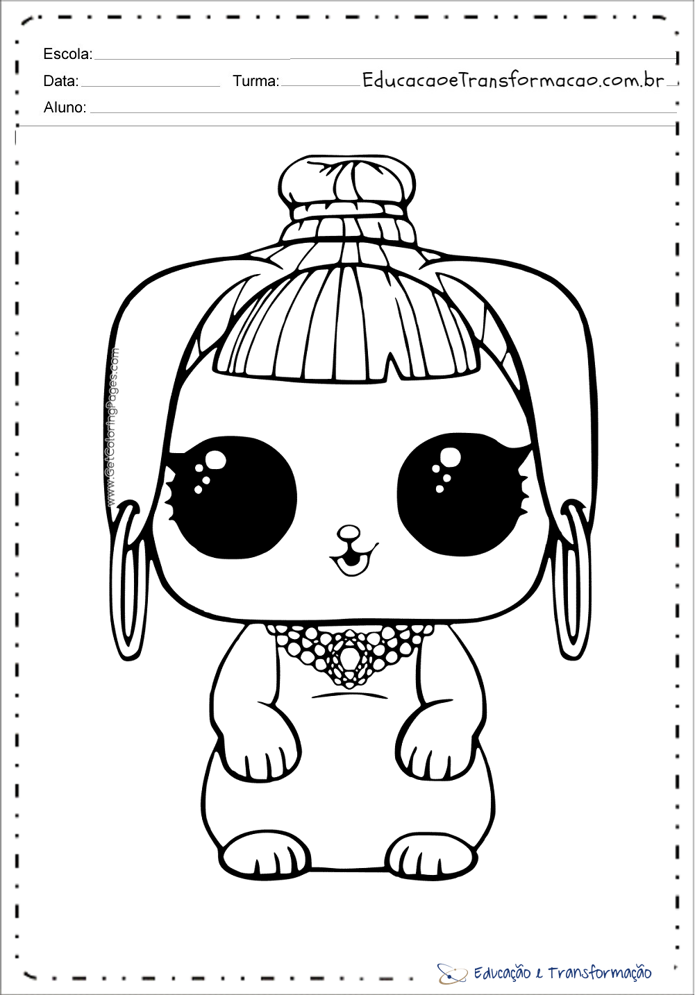 Desenhos - lol surprise pets para colorir - Educação e ...
