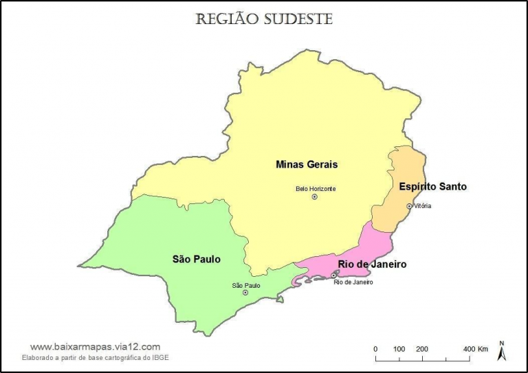 Região Sudeste do Brasil - Clima, vegetação e relevo
