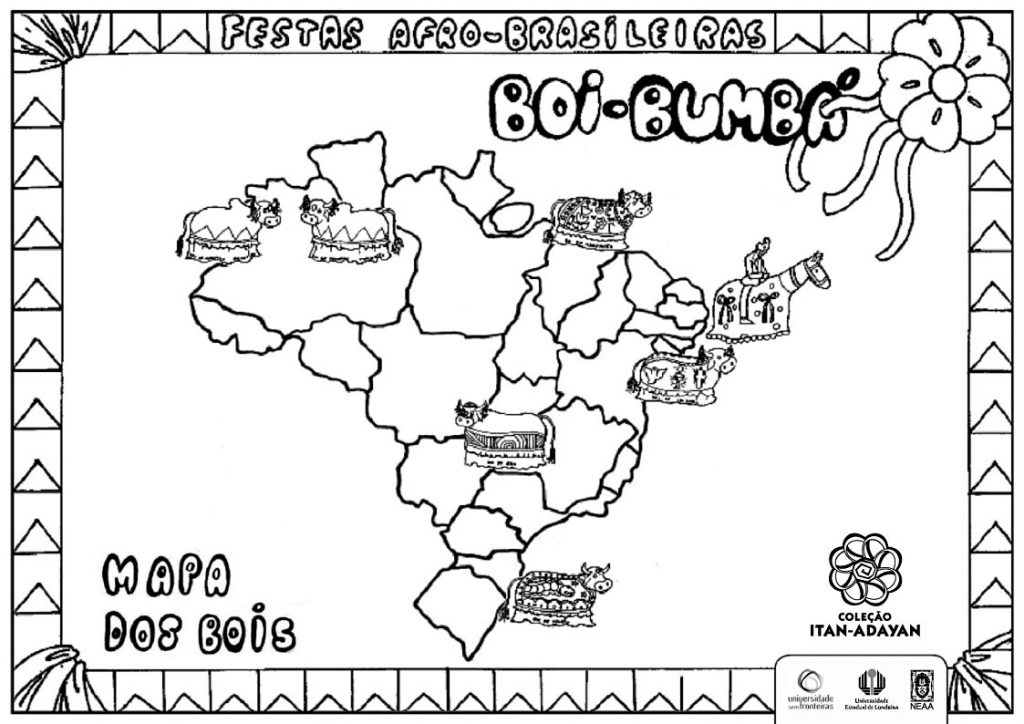 Mapa do Brasil para colorir Desenhos para imprimir