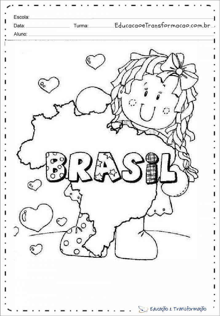 Mapa Do Brasil Para Colorir Desenhos Para Imprimir