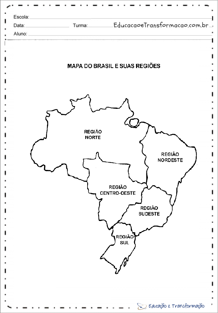 Mapa Do Brasil Para Colorir Desenhos Para Imprimir