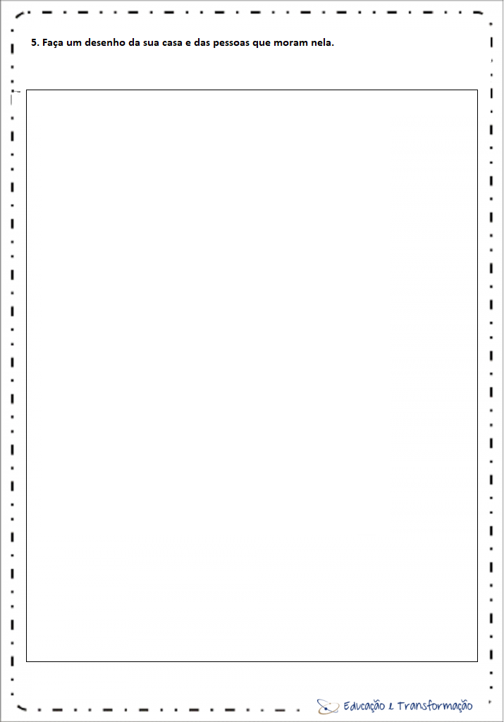 Atividades de Geografia 1 ano - Moradia - Para imprimir