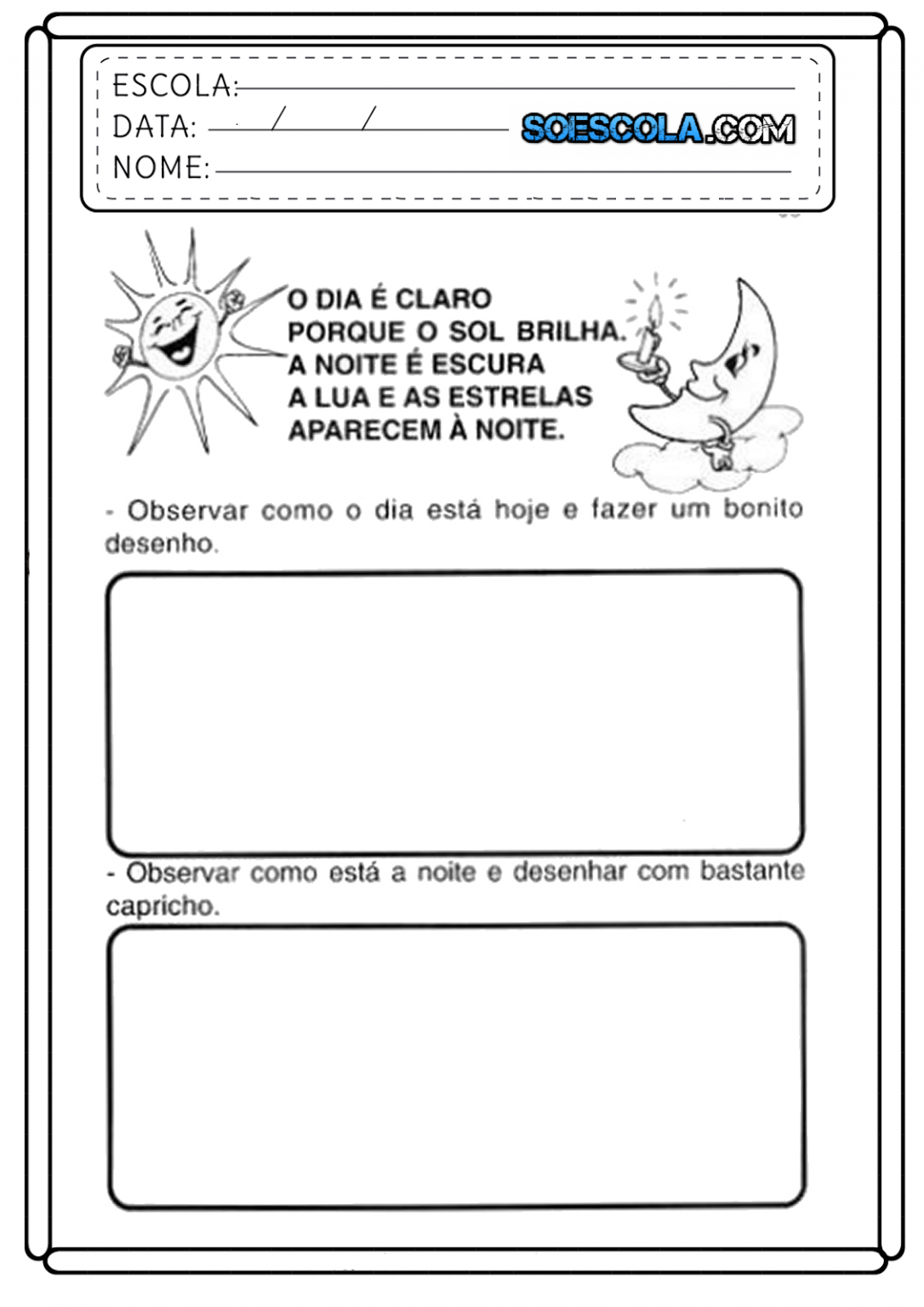 Atividades Dia e Noite de Ciências – Educação e Transformação