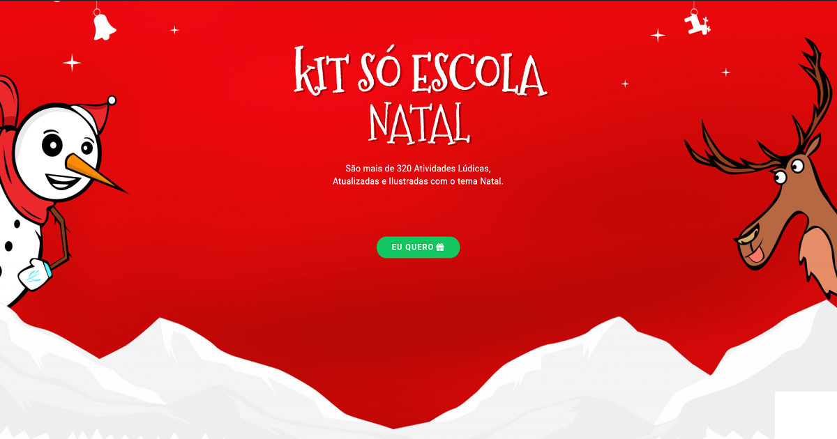 KIT SÓ ESCOLA NATAL