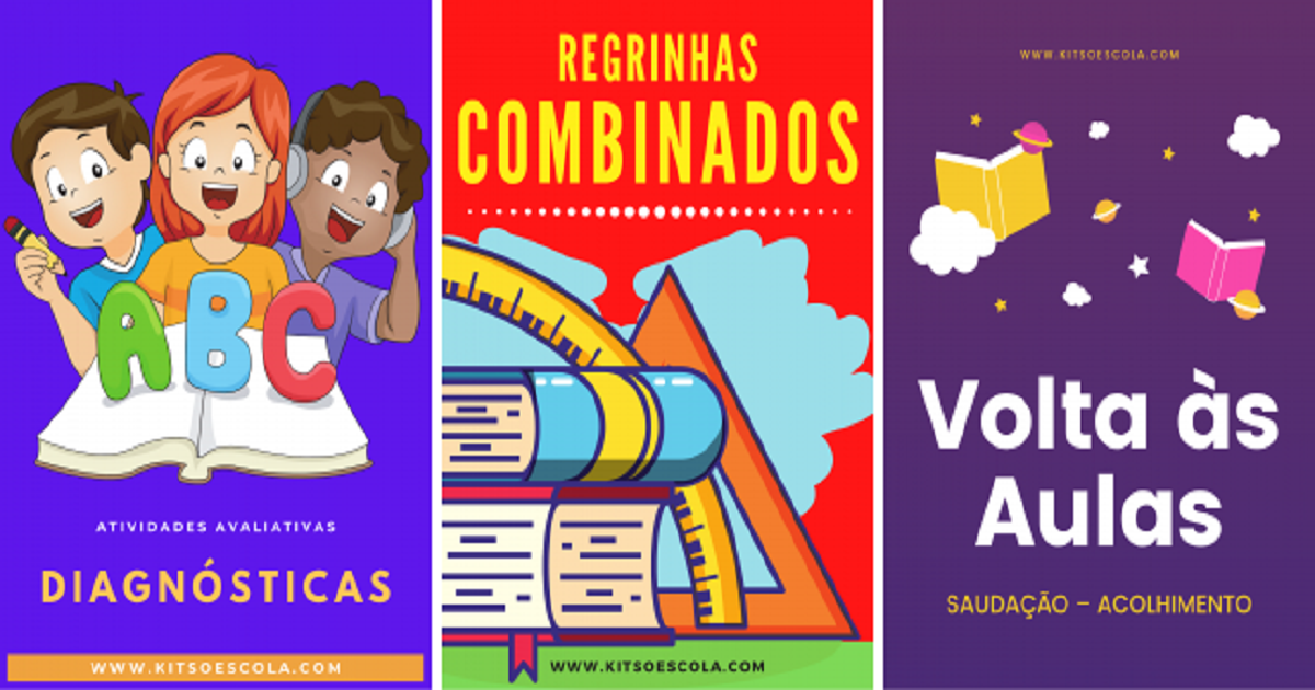 Coleção Volta às Aulas: Atividades, Brincadeiras, Dinâmicas e mais.