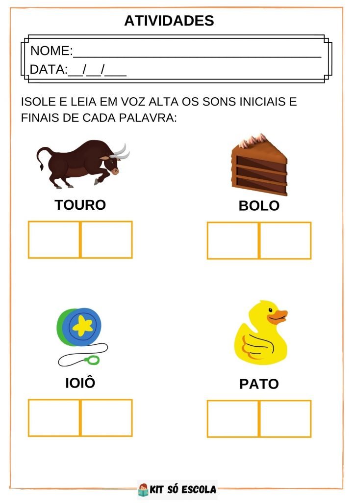 Corujinha Fonológica - Atividades de Consciência Fonológica (Amostra) - Folha 19