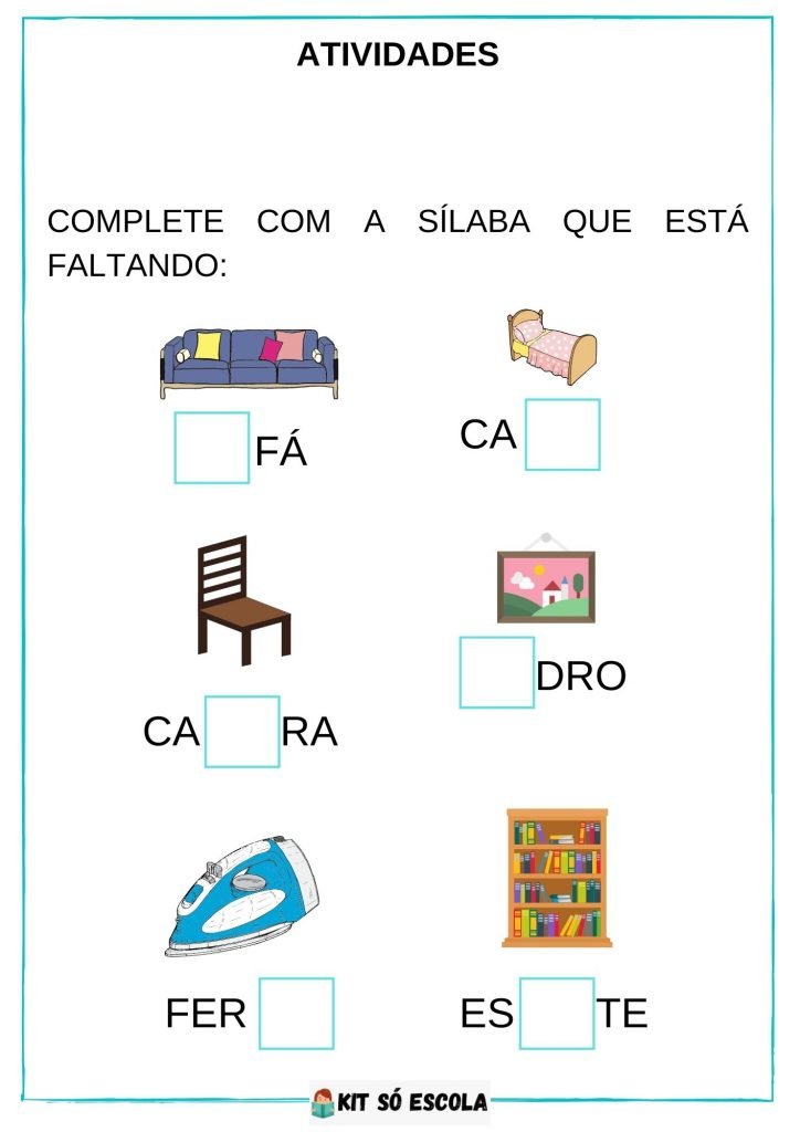 Corujinha Fonológica - Atividades de Consciência Fonológica (Amostra) - Folha 08