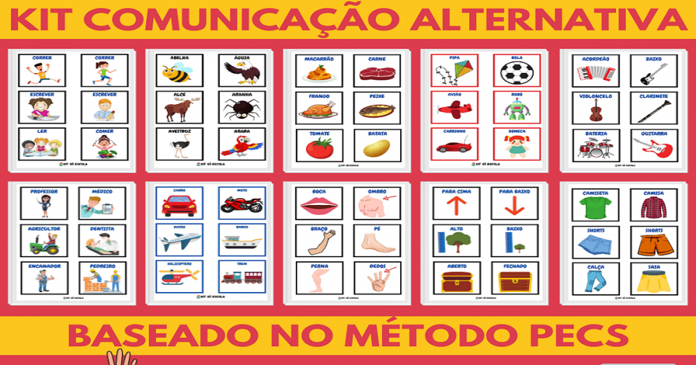 KIT COMUNICAÇÃO ALTERNATIVA – Educação e Transformação