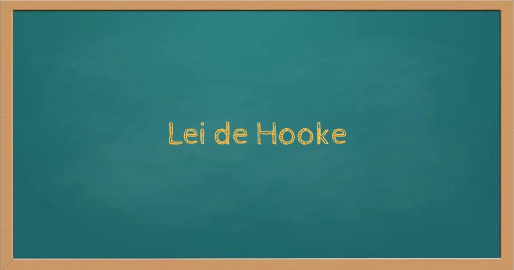 Lei de Hooke