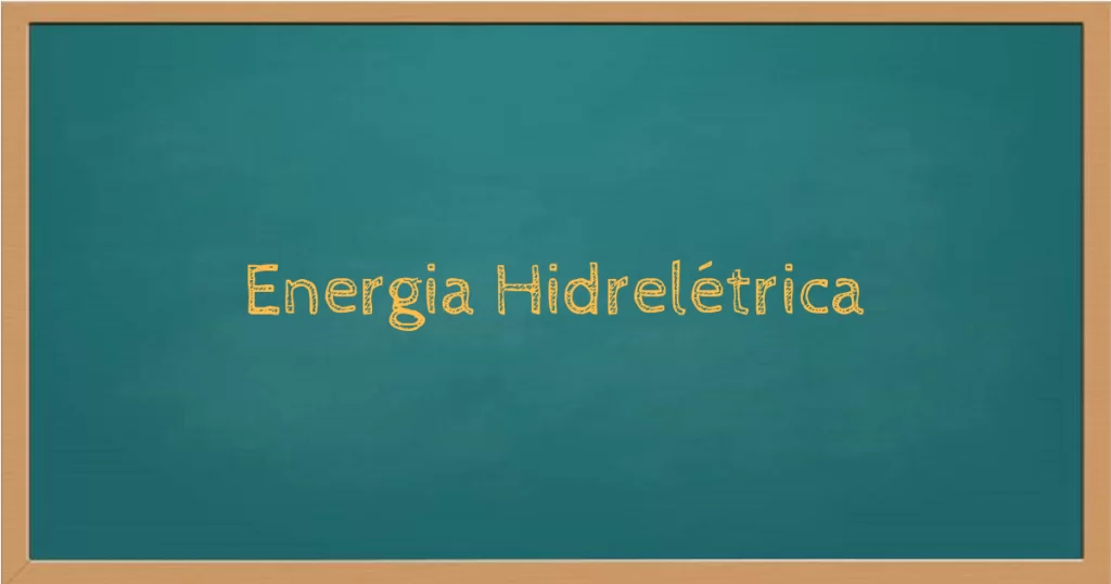 Energia hidrelétrica